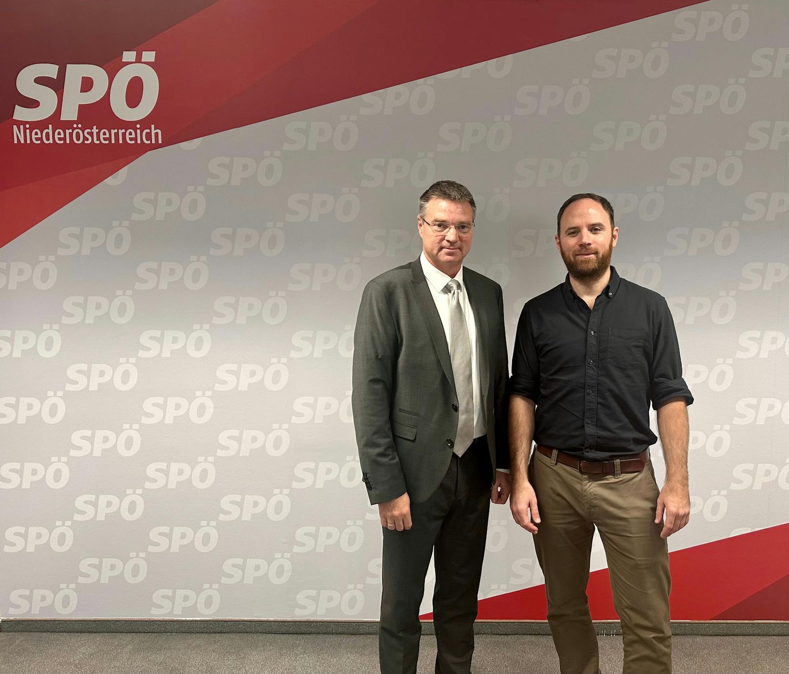 Pressekonferenz mit den beiden SPÖ NÖ Landesgeschäftsführern Bgm. Wolfgang Kocevar und Klaus Seltenheim zum Thema „Fairness für Niederösterreich"