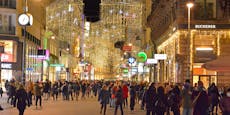 Wiens Weihnachtslichter verbrennen Strom für 14 Haushalte