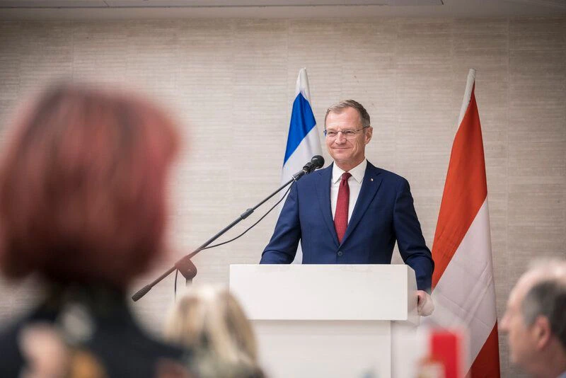 Landeshauptmann Thomas Stelzer beim "Alt-Oberösterreicher"-Empfang in Tel Aviv