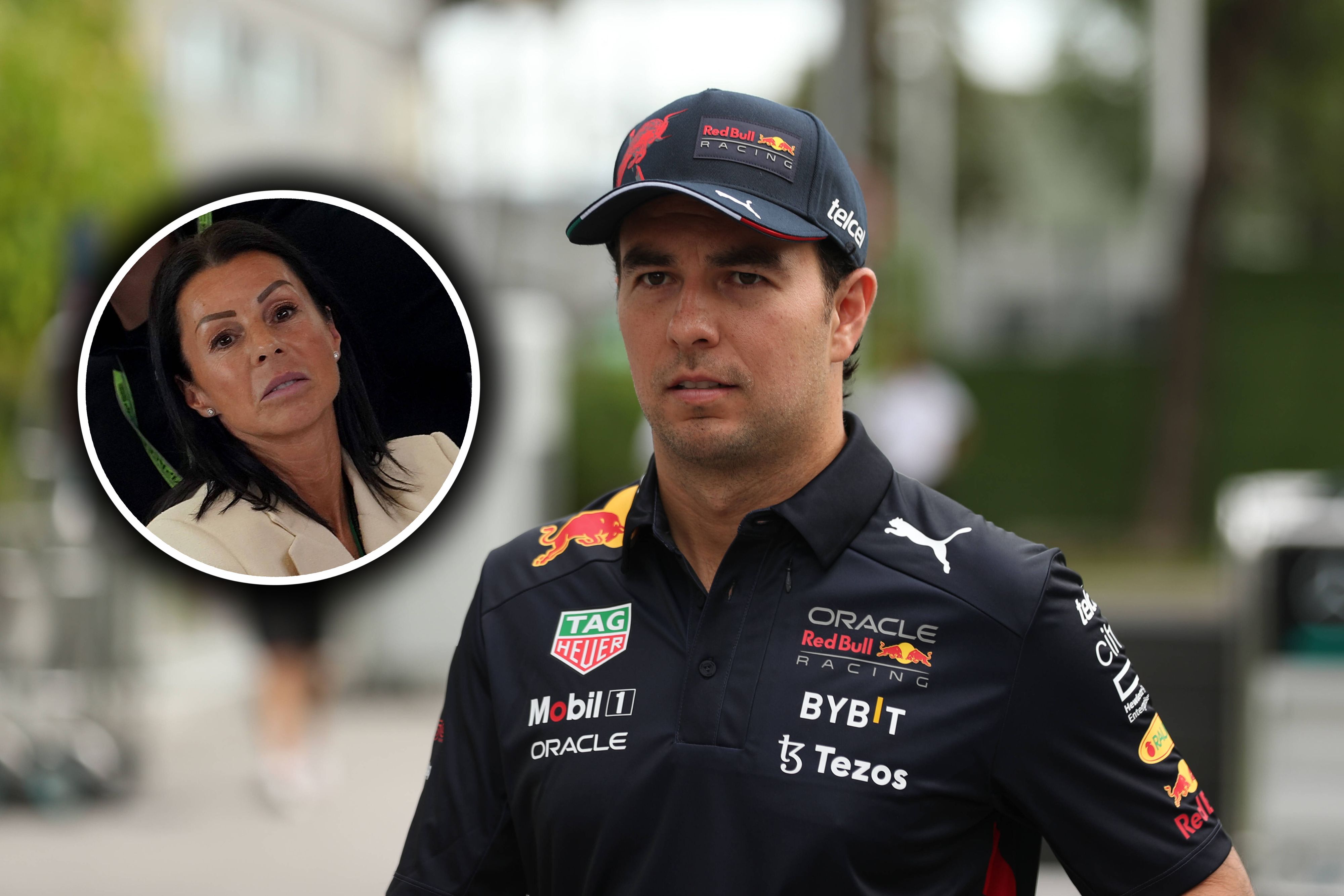Sophie Kumpen schießt gegen Sergio Perez.