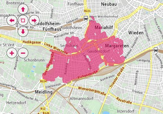Blackout in Wien am 18. November: der 5., 6., 7., 12., 13. und 15. Bezirk waren betroffen.