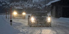 Schnee-Schneise zieht sich quer durch Österreich