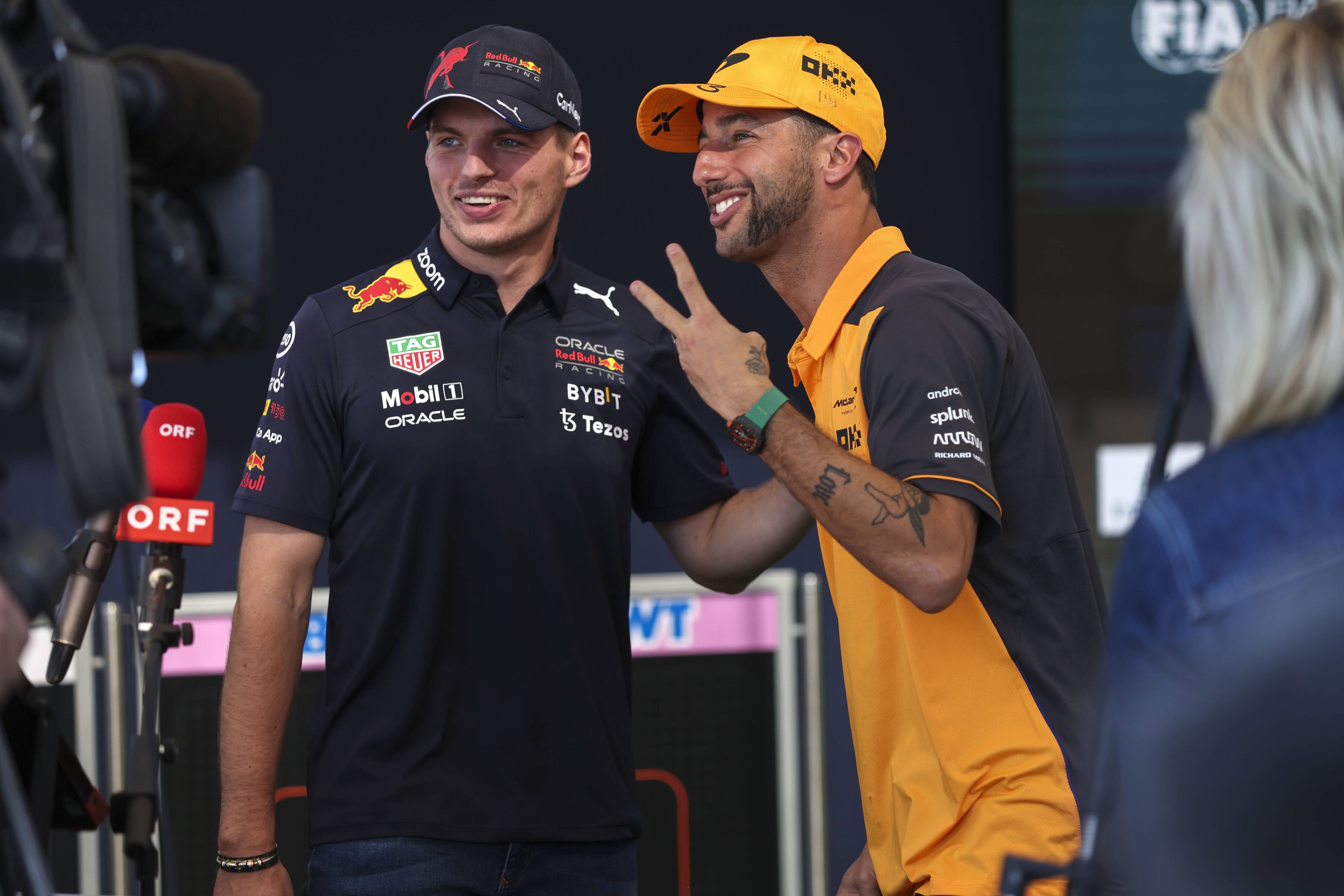 Max Verstappen und Daniel Ricciardo