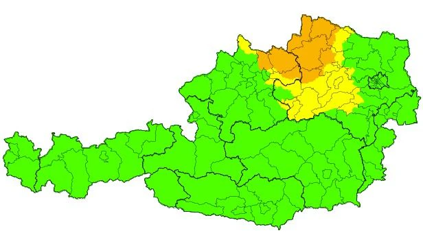 Die Wetter-Karte: Wo am Samstag weiter Flocken fallen.