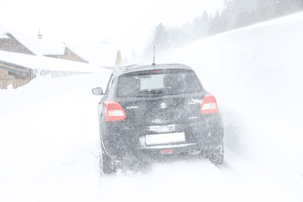 Intensive Schneefälle werden im Alpenraum erwartet. Symbolbild.