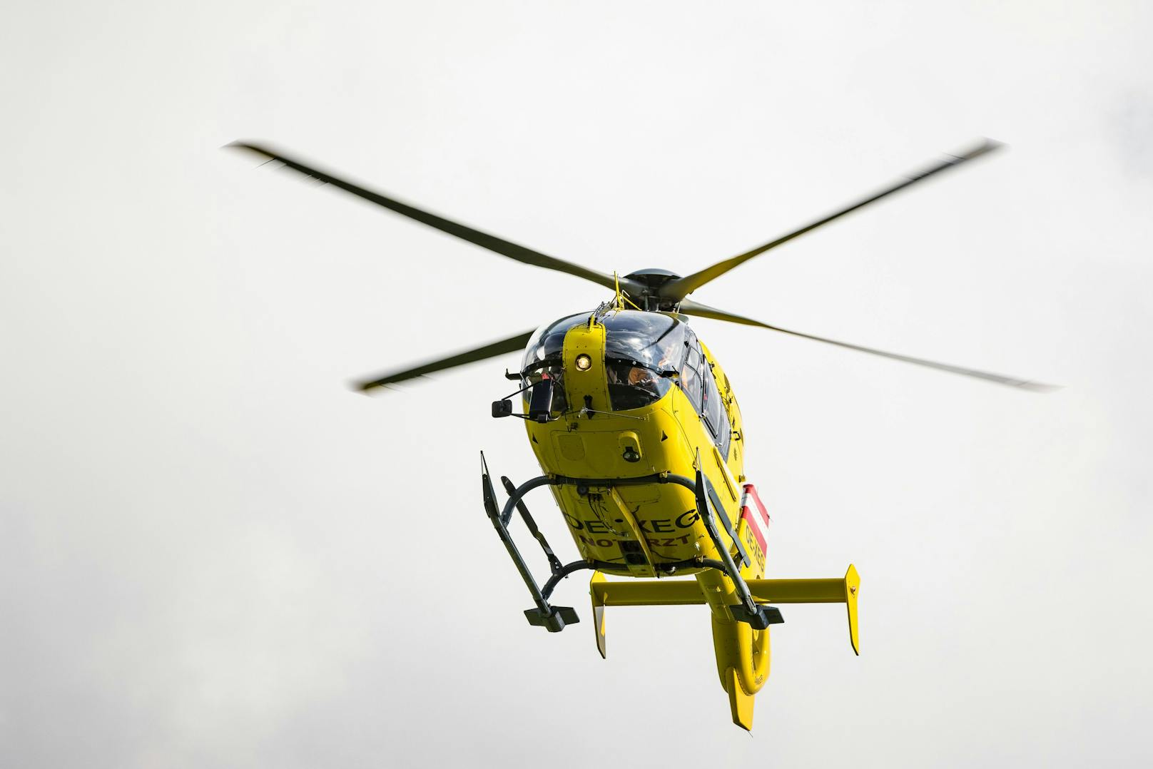 Ein "Christophorus" Notarzt-Hubschrauber des ÖAMTC im Einsatz. Symbolbild