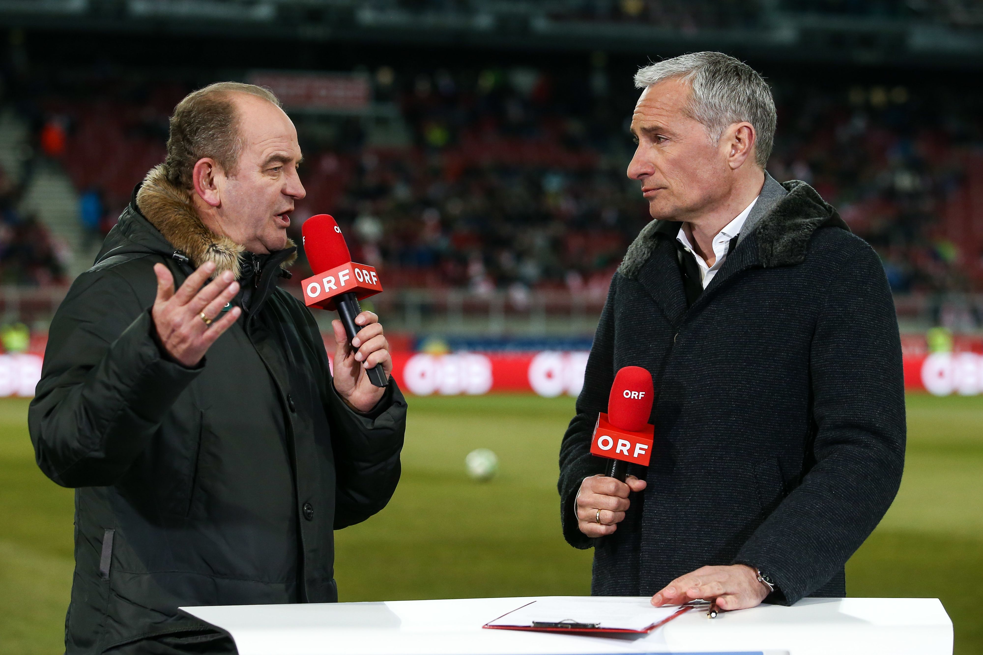 Herbert Prohaska mit Rainer Pariasek