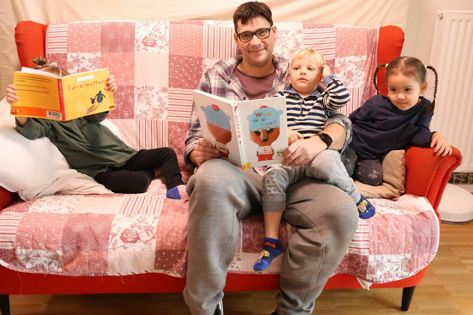 Ferenc Koszorus (37) hat seinen Traumberuf gefunden: Er arbeitet als Tagesvater.