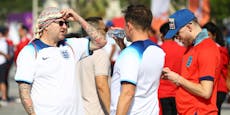 Auf Bier-Suche: England-Fans stürmen Scheich-Palast