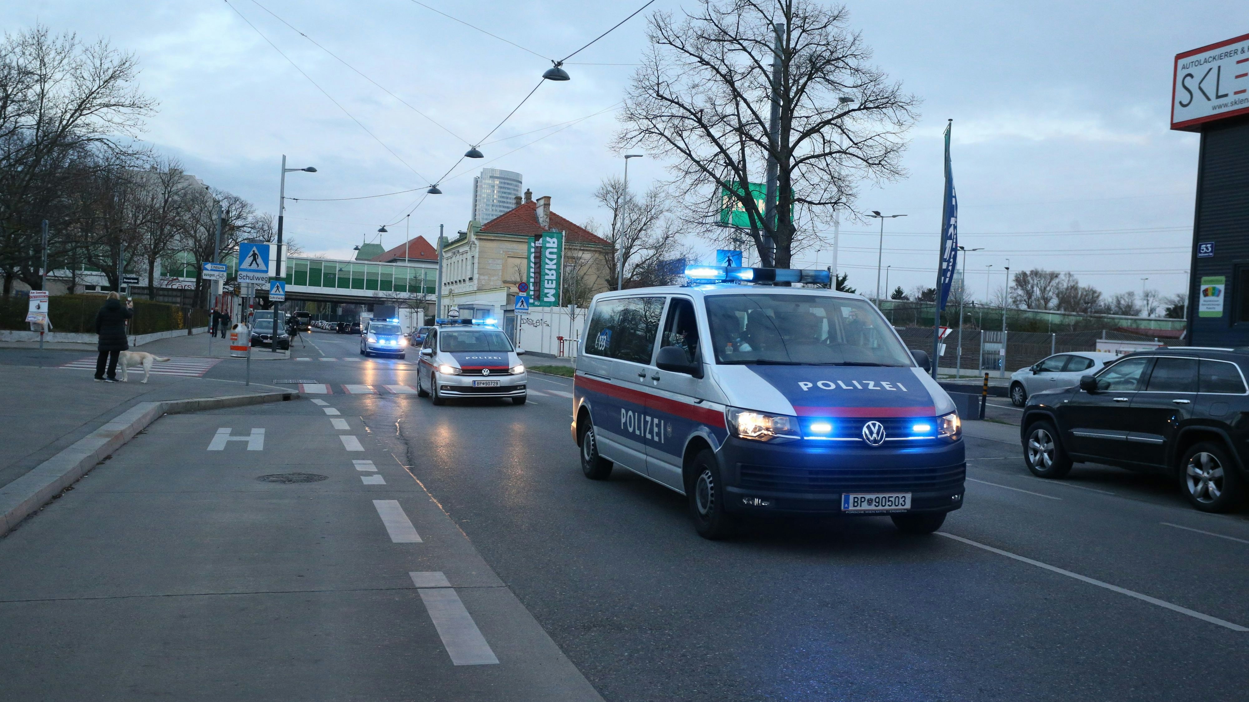 Heute.at - Frau ruft Nazi-Parolen, wirft Flasche auf  Polizei-Auto