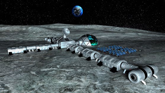 Bis Ende der 2030er- oder Anfang der 2040er-Jahre will die NASA eine Basis auf dem Mond errichten.