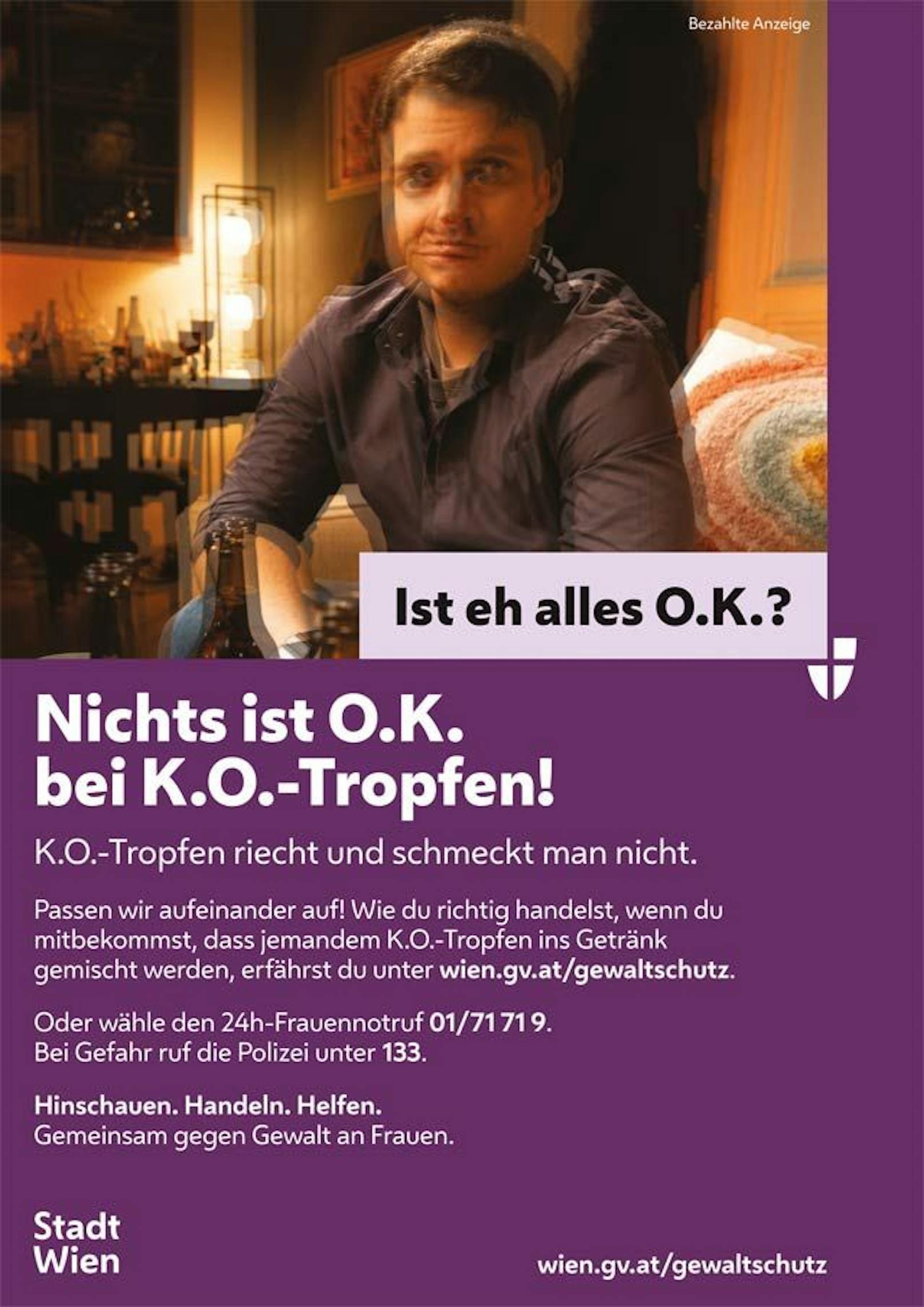 Das gefährlichste an K.O.-Tropfen ist, dass man sie nicht riechen oder schmecken kann.&nbsp;