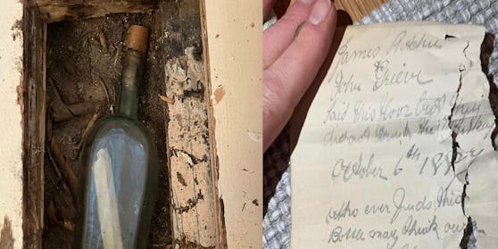 135 Jahre lag die Nachricht versteckt unter dem Fußboden.