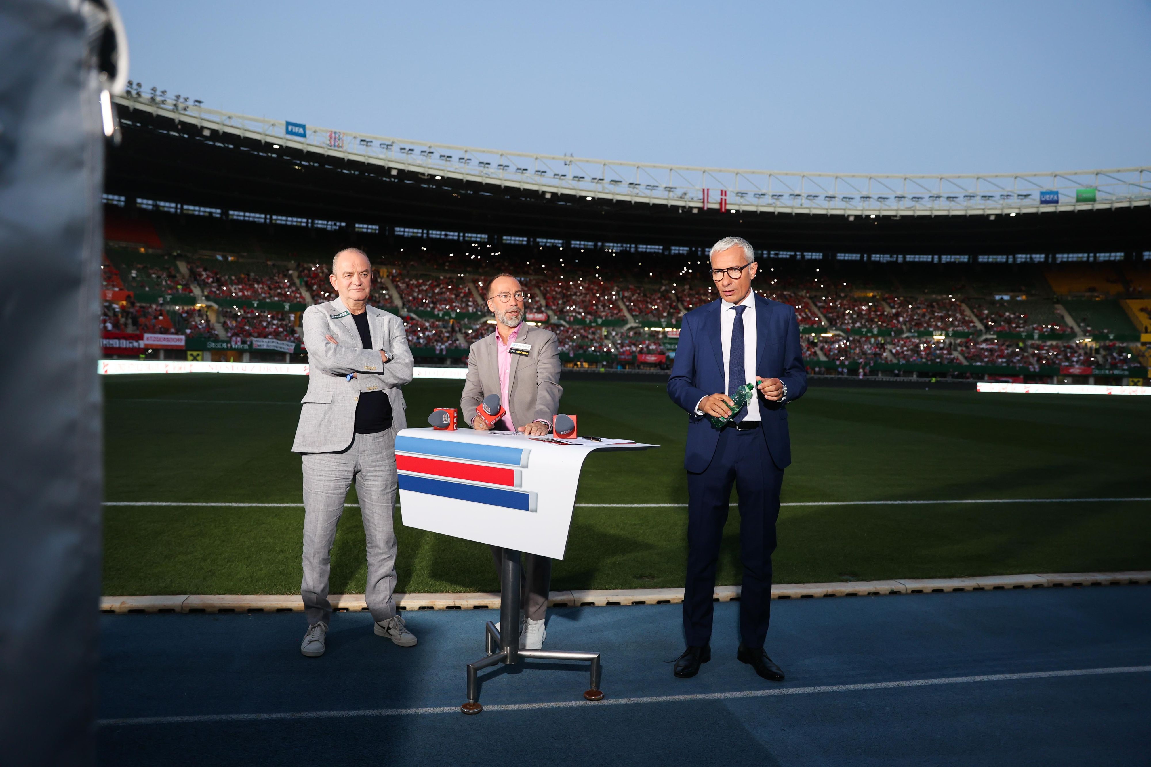 Roman Mählich mit Rainer Pariasek