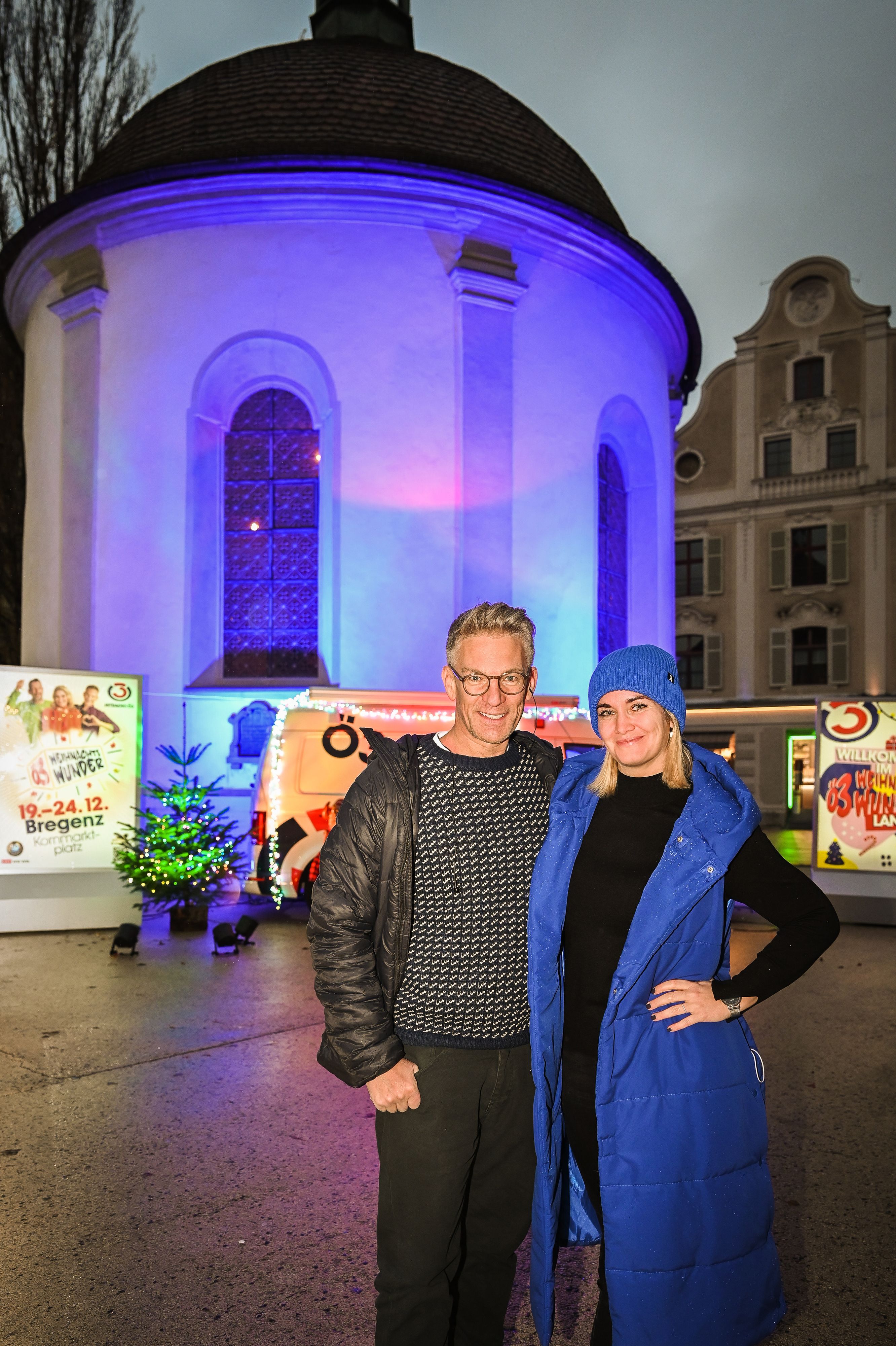 Gabi Hiller und Andi Knoll schauten schon im Bregenz vorbei 