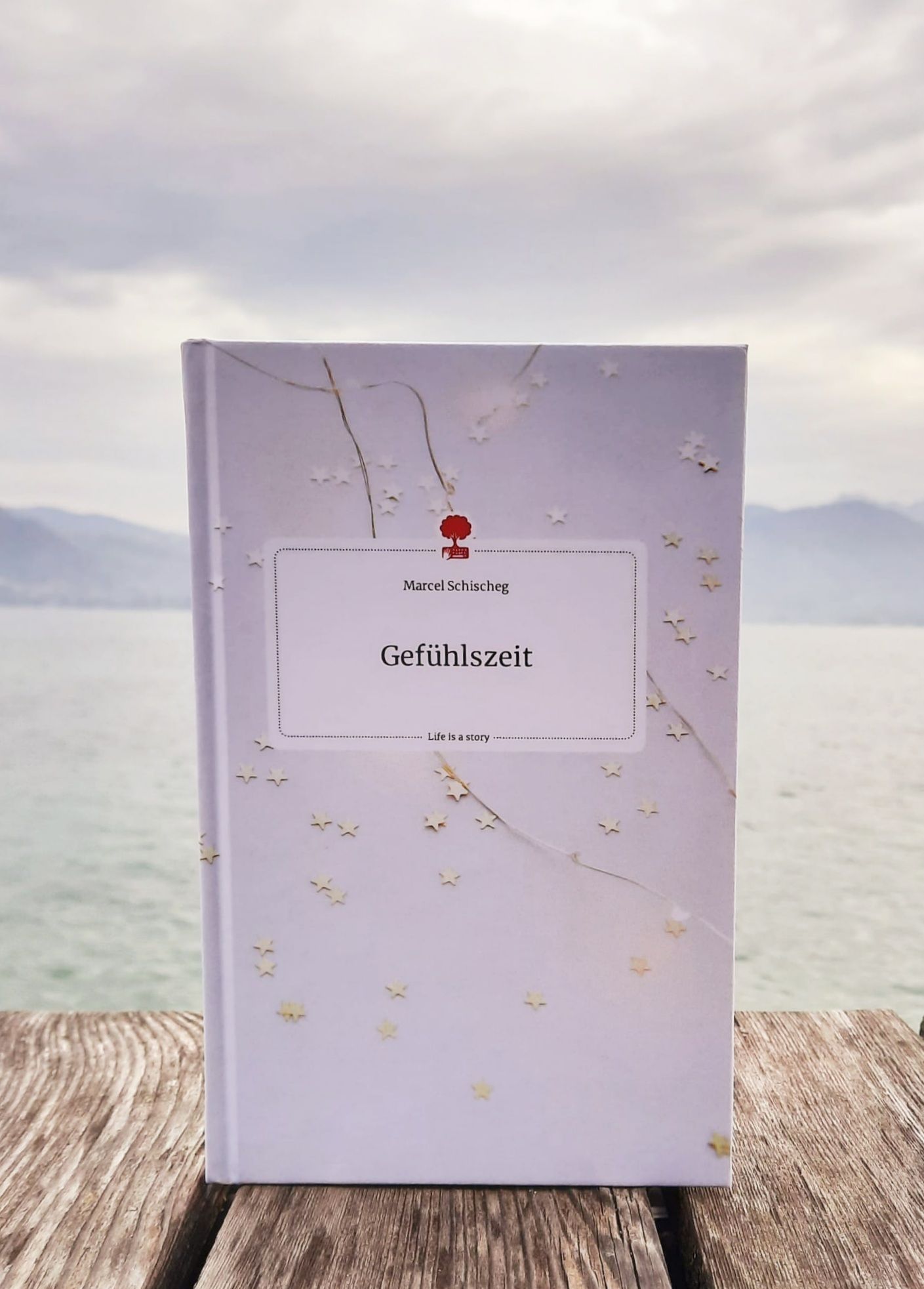 Marcel und sein erstes Buch: "Gefühlzeit - Life is a story"