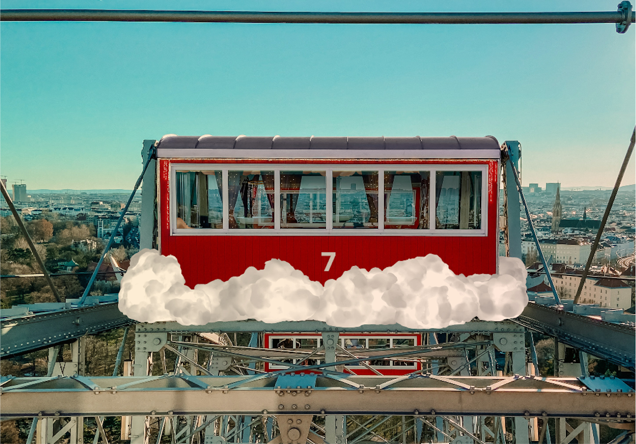 Heute.at - Emma lädt zur gratis Riesenradfahrt - auf Wolke 7