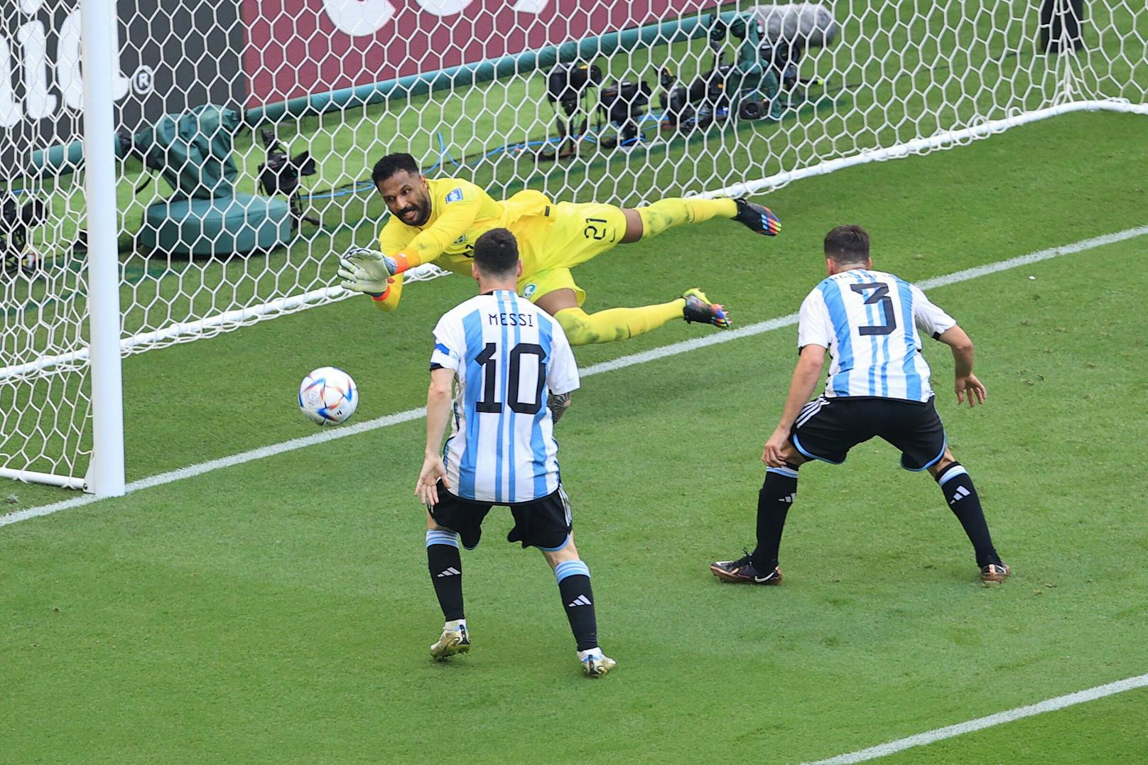 Messi und seine "Gauchos" dagegen brachten den Ball nicht im Tor des Gegners unter.