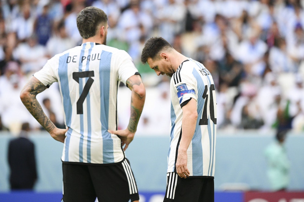 Lionel Messi und Co. kassierten eine Niederlage gegen Saudi-Arabien. 