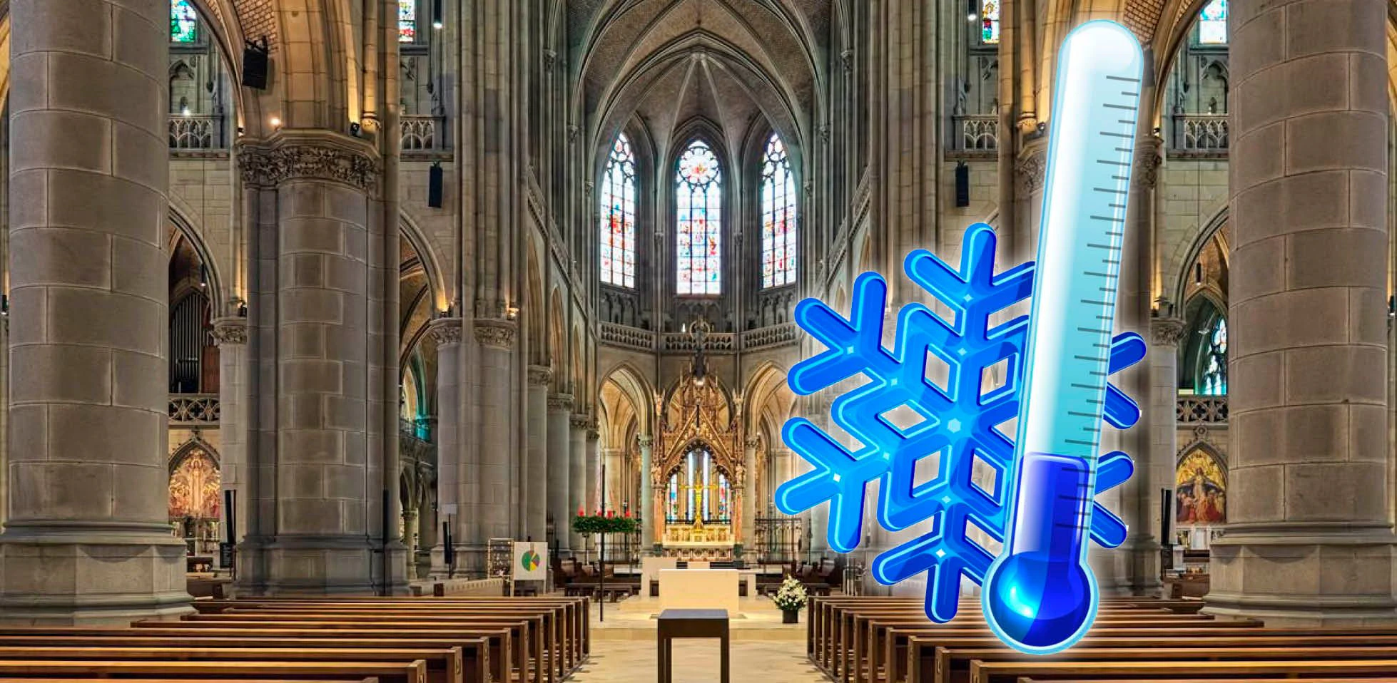Im Mariendom wird es künftig kälter werden.