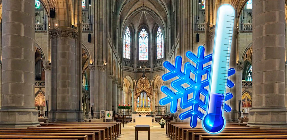 Im Mariendom wird es künftig kälter werden.