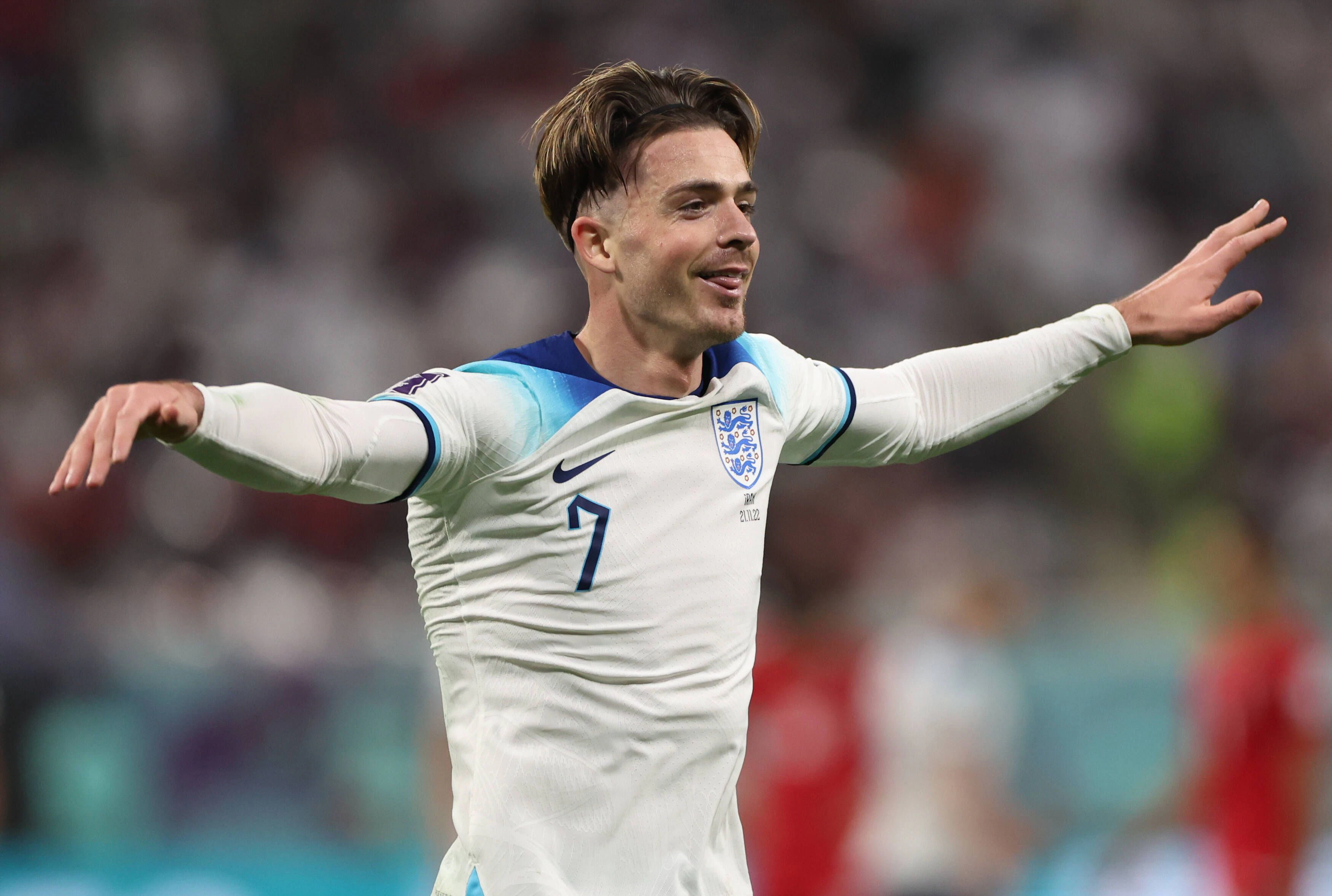 Jack Grealish jubelte bei der WM für den kleinen Finlay. 