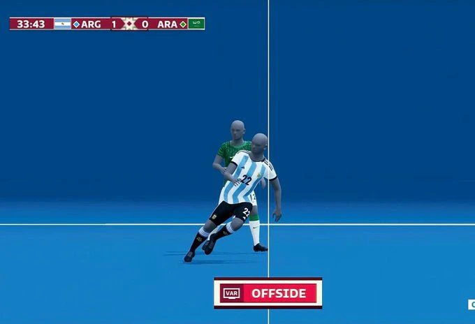 Zentimeter trennten Argentinien vor dem 2:0.