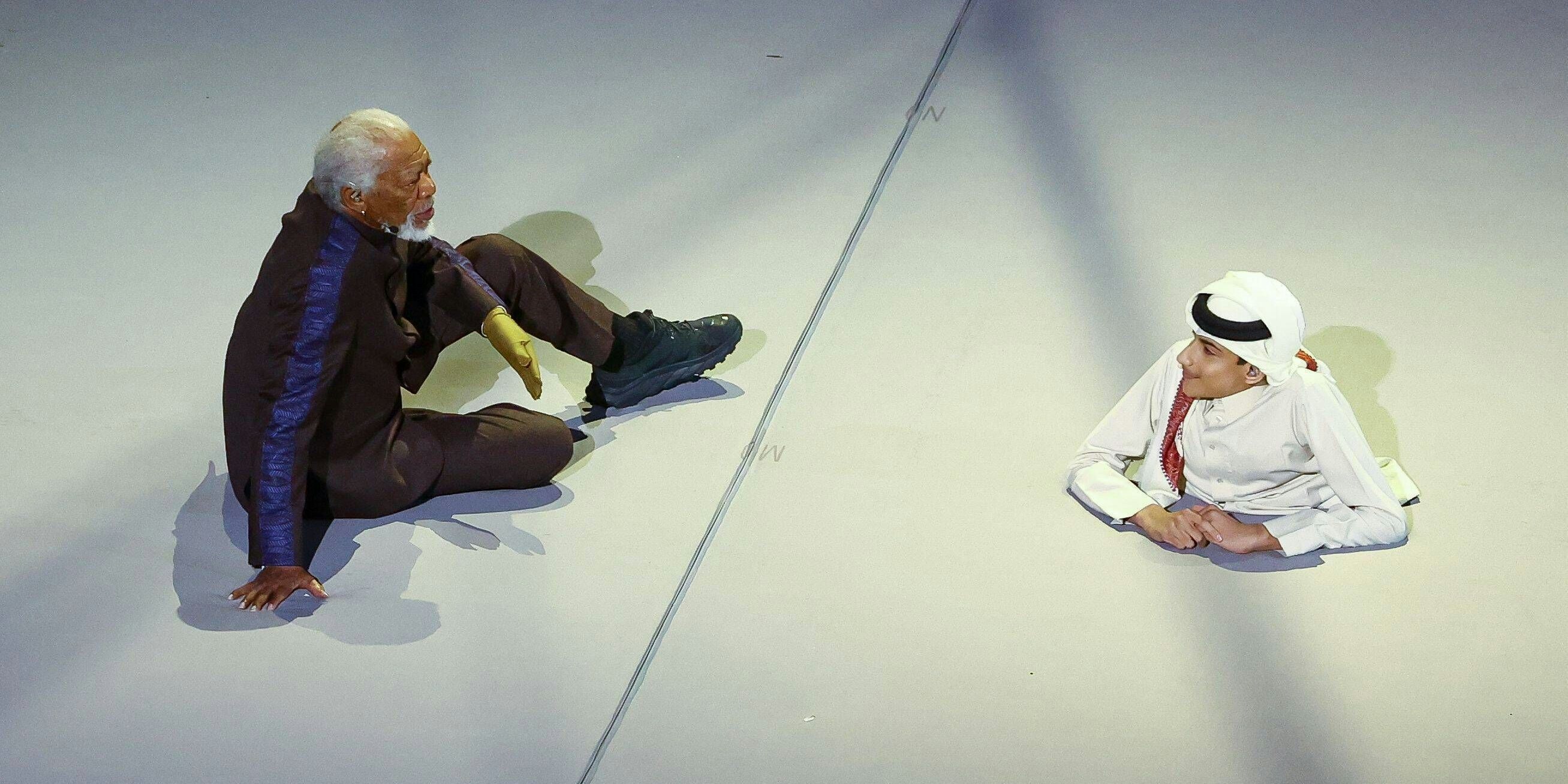 Ghanim Al Muftah (r.) ist der Mann ohne Beine.