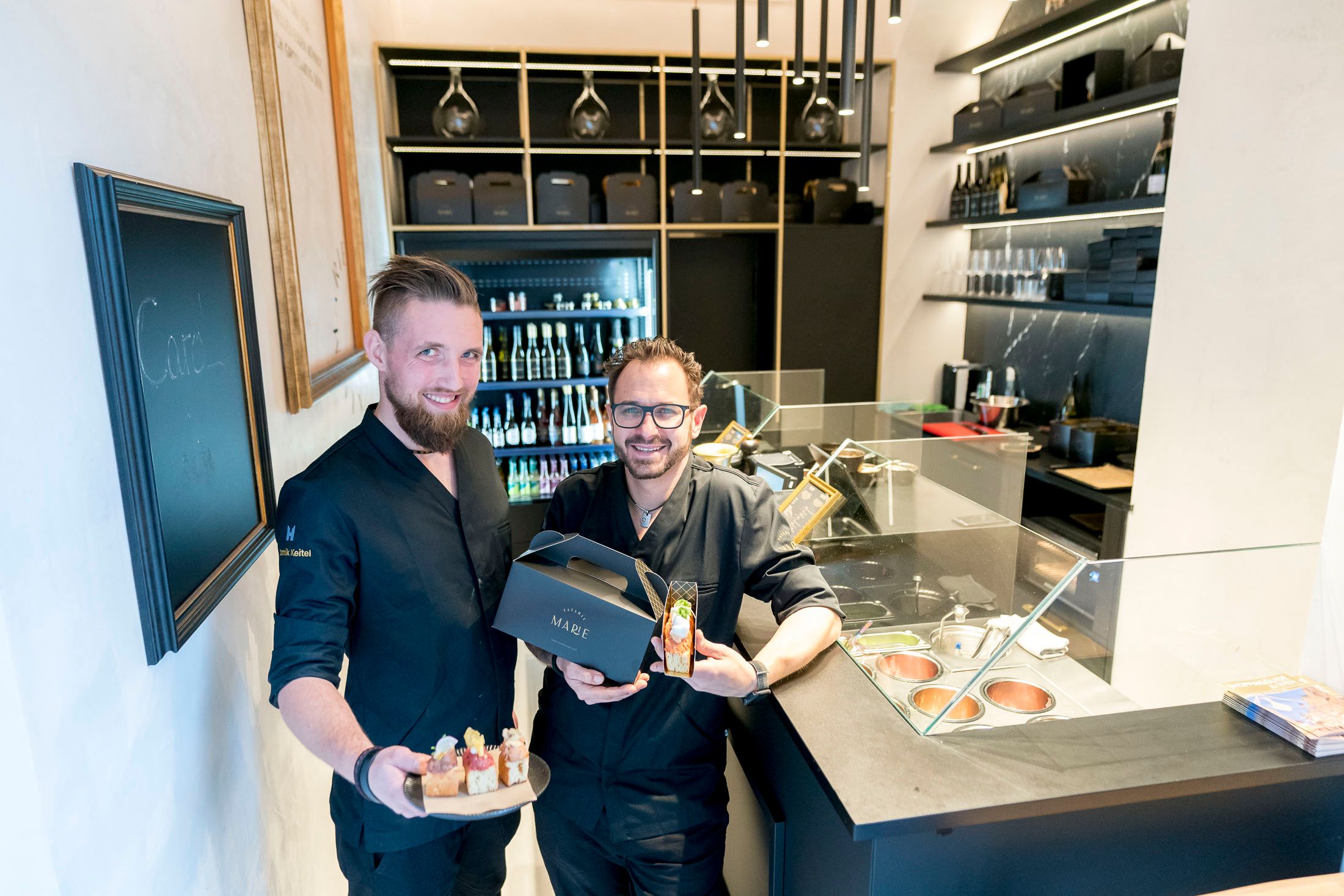 Yan Nis und Dominik Stolzer (v.l.) in der 