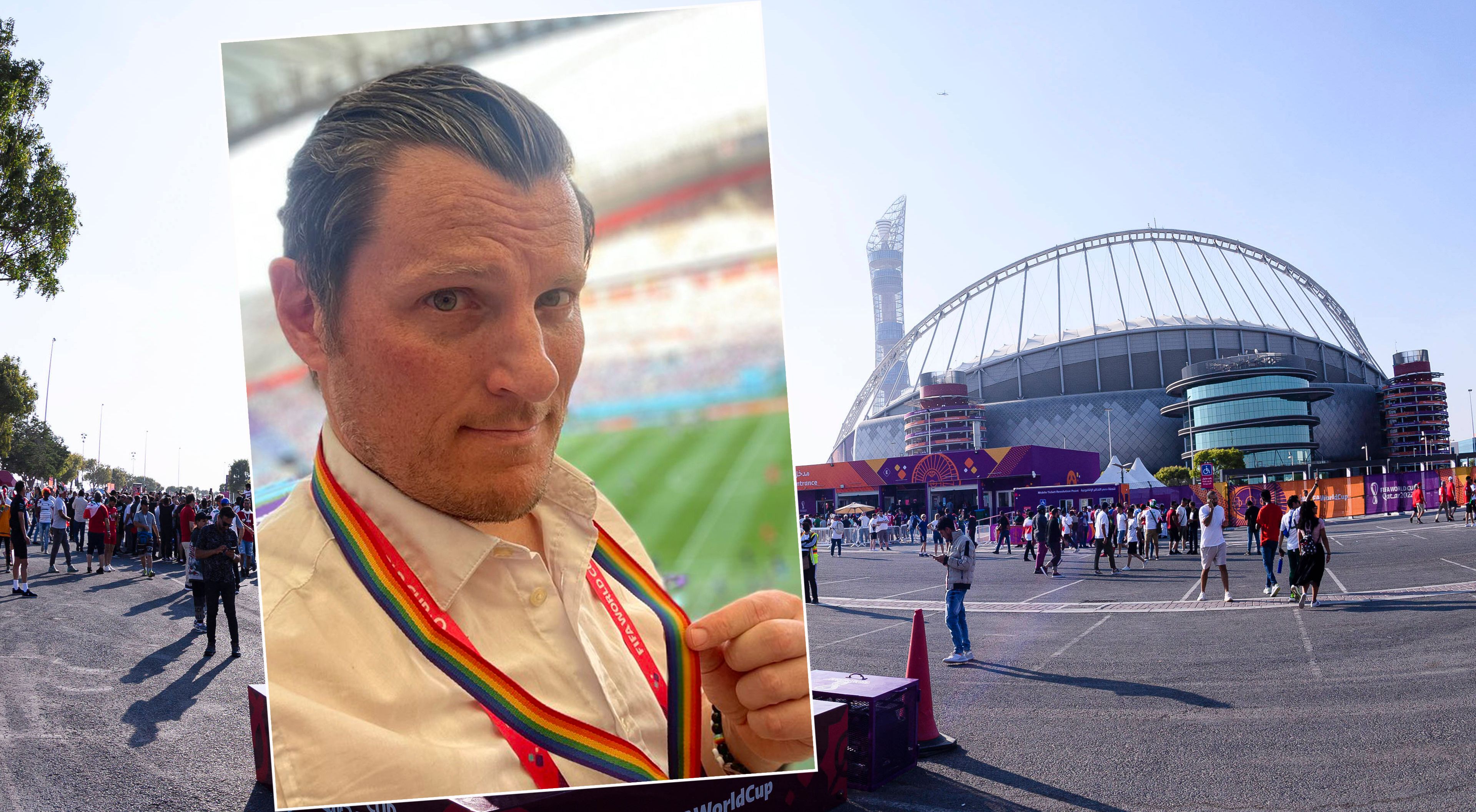 WM-Reporter Heiko Niedderer hat Regenbogen-Ärger