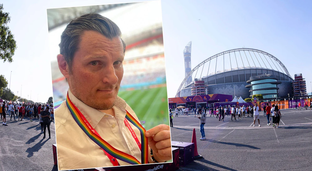 WM-Reporter Heiko Niedderer hat Regenbogen-Ärger