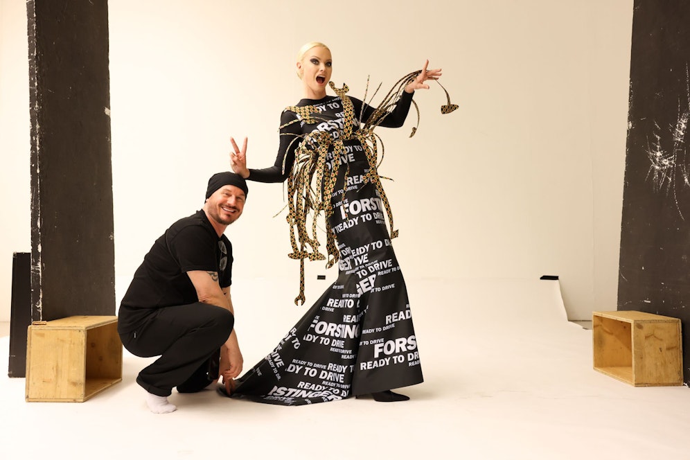 Franziska Knuppe modelte für die 