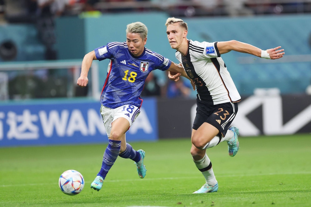 Takuma Asano schoss Japan zum Sieg über Deutschland.