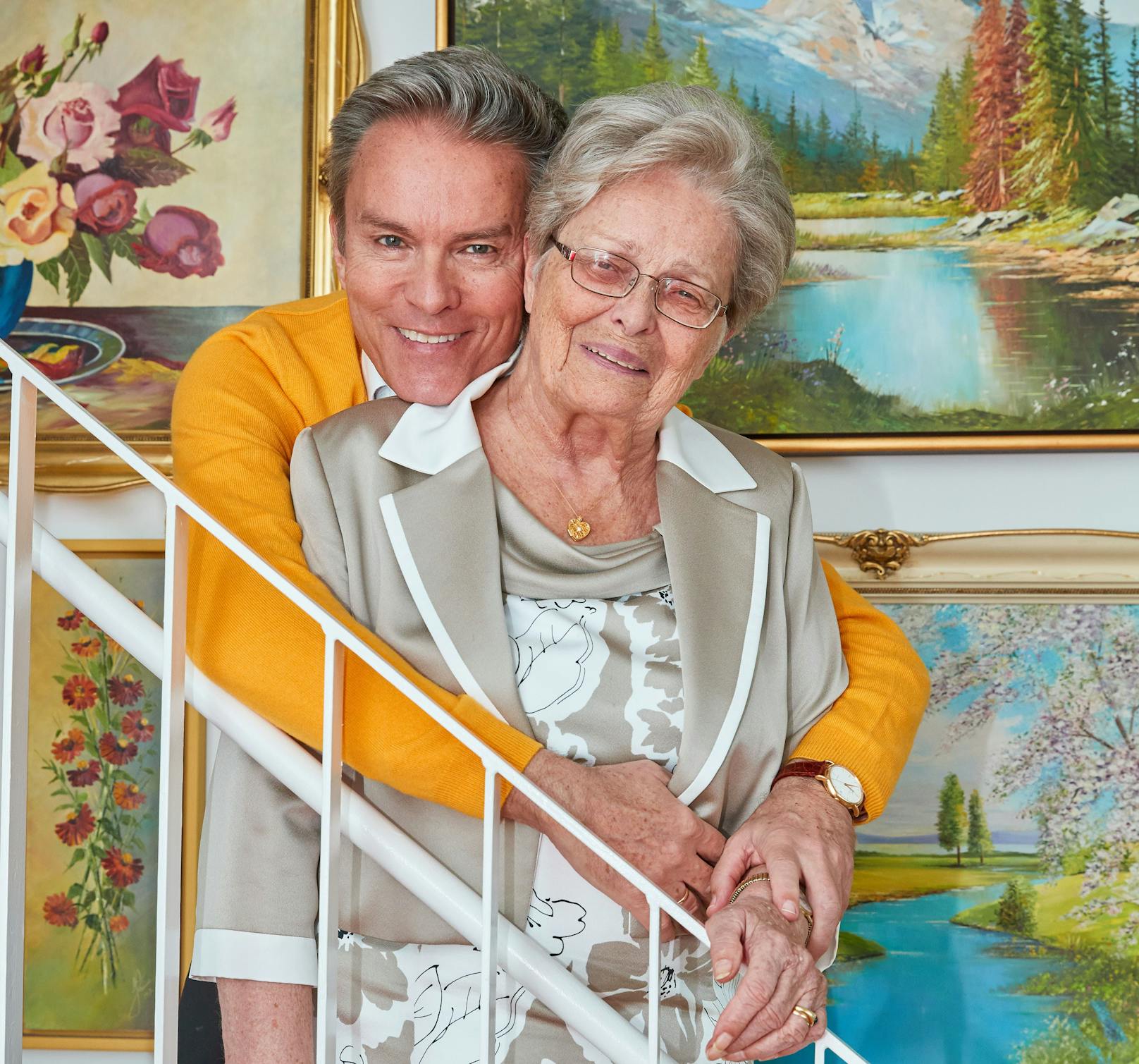 Alfons Haider und seine Mama Anna Haider sind seit 65 Jahren ein Herz und eine Seele.