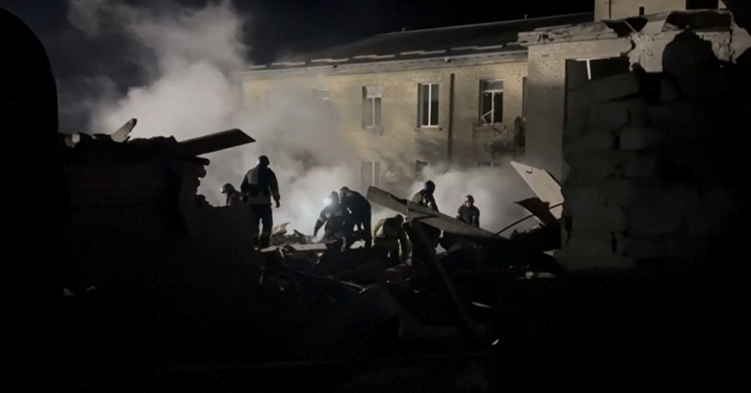 Ein Raketenhagel traf eine ukrainische Entbindungsstation am Mittwoch. Dabei wurde ein neugeborenes Baby getötet.