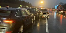 Neun Fahrzeuge in Unfall auf der A5 verwickelt