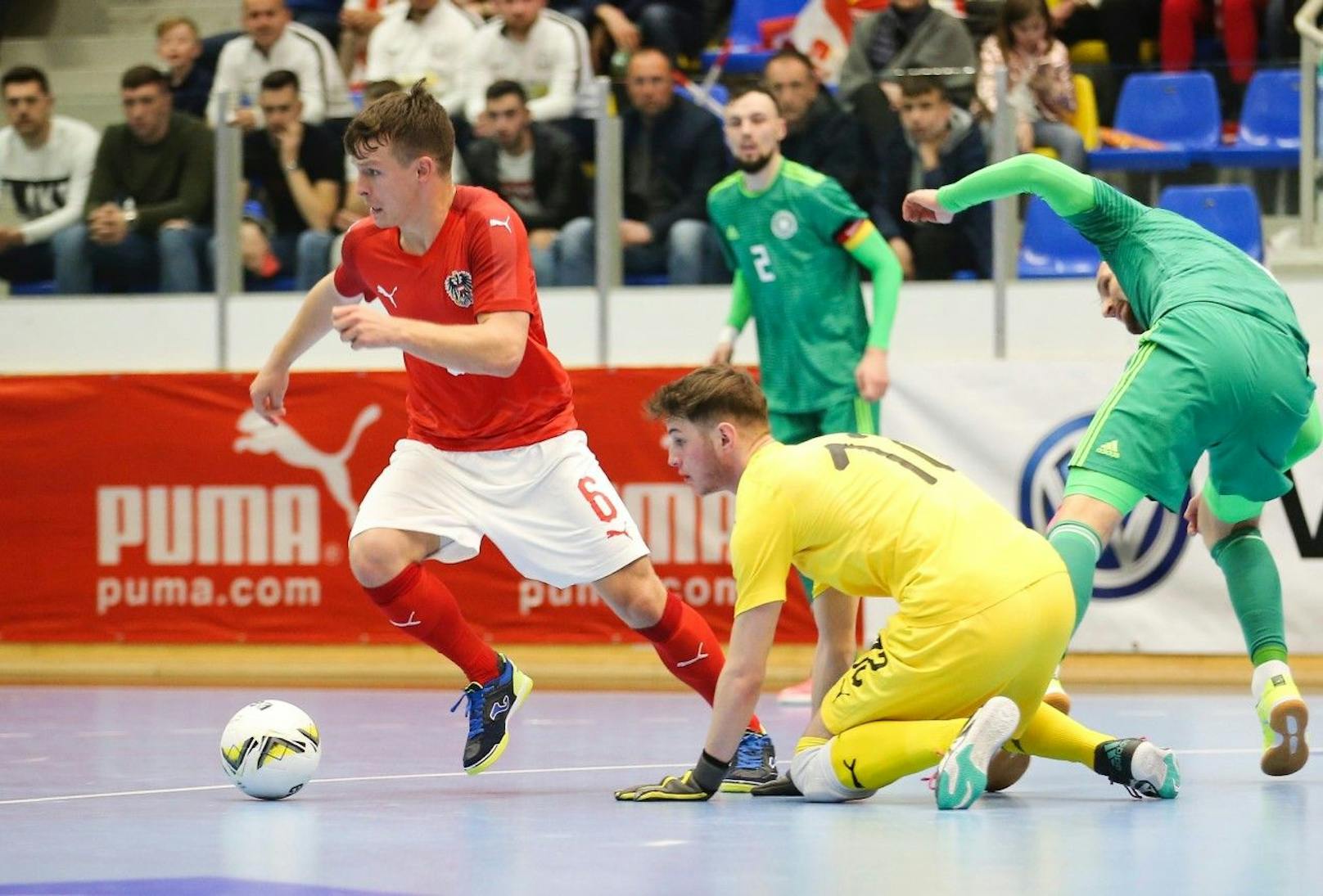 Mehrmals spielte Sadilek schon für das ÖFB-Futsal-Team.