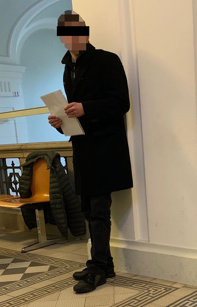 Der Angeklagte in St. Pölten vor Gericht