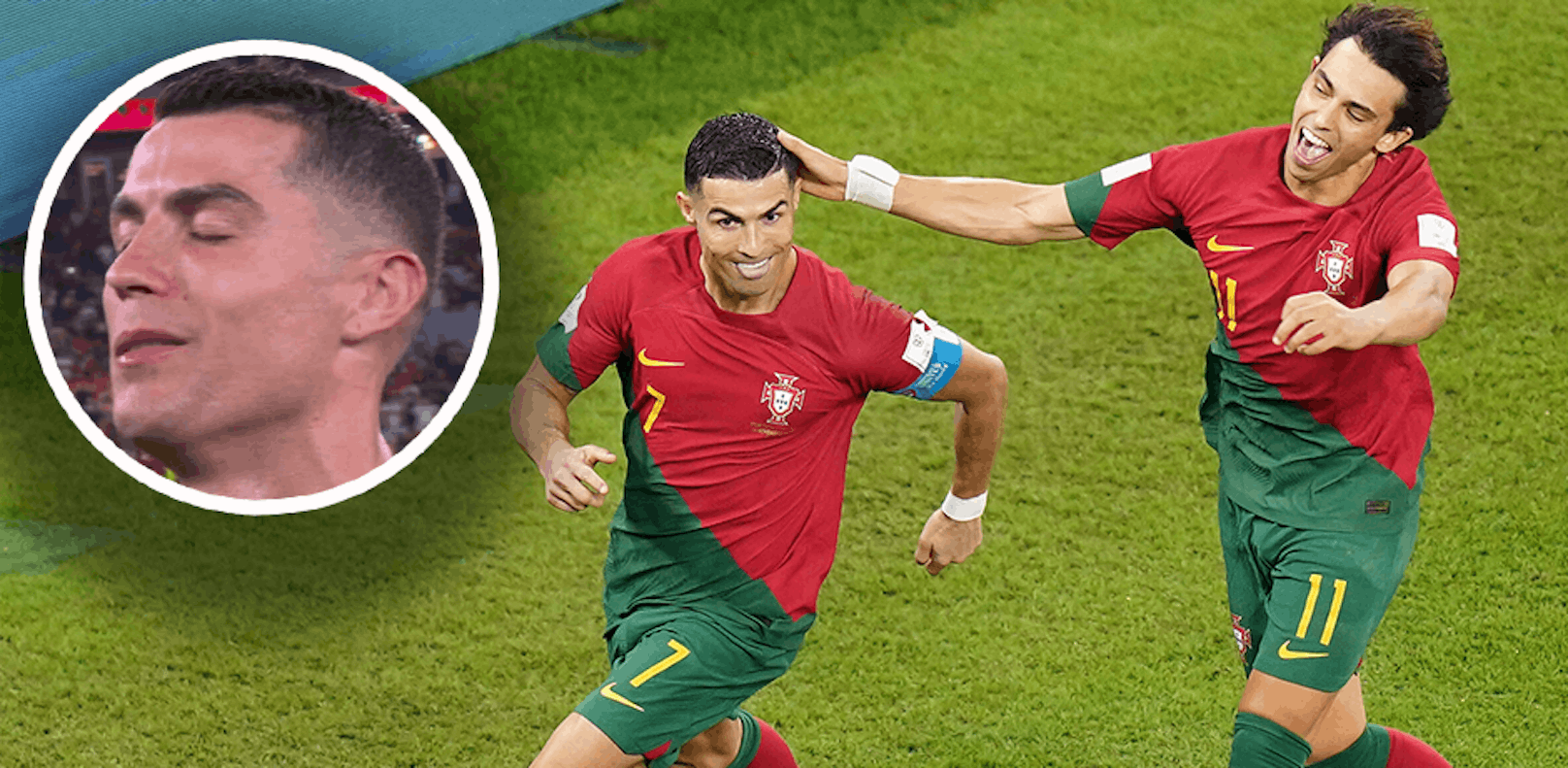 Cristiano Ronaldo weinte bei der Hymne, erzielte dann einen Rekord-Treffer. 