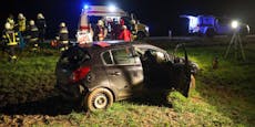 Katapult-Crash: Auto flog 40 Meter durch die Luft