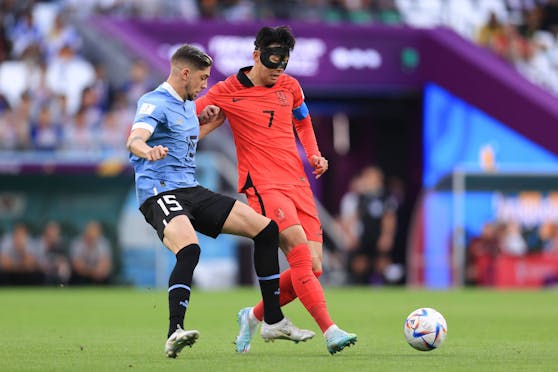 Uruguay und Südkorea trennen sich mit einem torlosen Unentschieden.