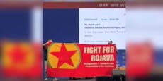 Kurden-Aktivisten stürmen plötzlich ORF-Bühne 