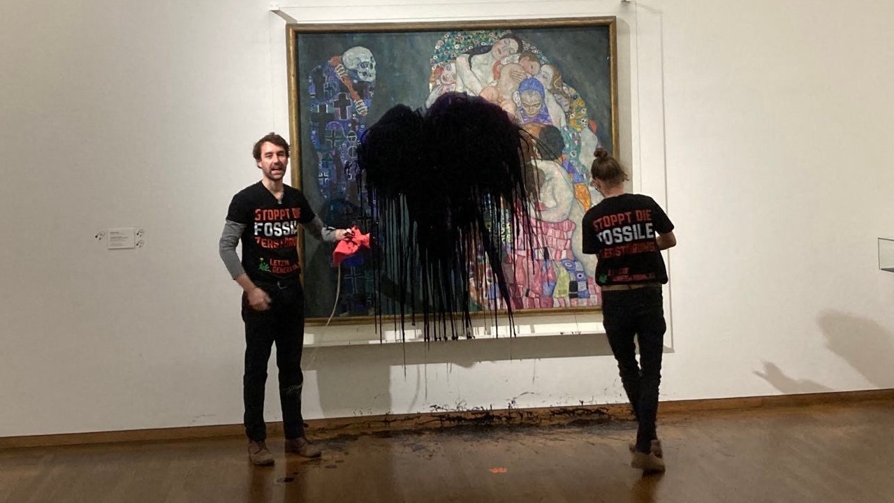 Die Klima-Aktivisten im Leopold Museum