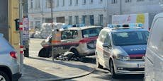 Unfall in Wien – Range Rover kracht in Polizeiauto