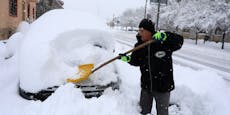 Wintereinbruch am Balkan – nach Flut kommt Schnee-Walze