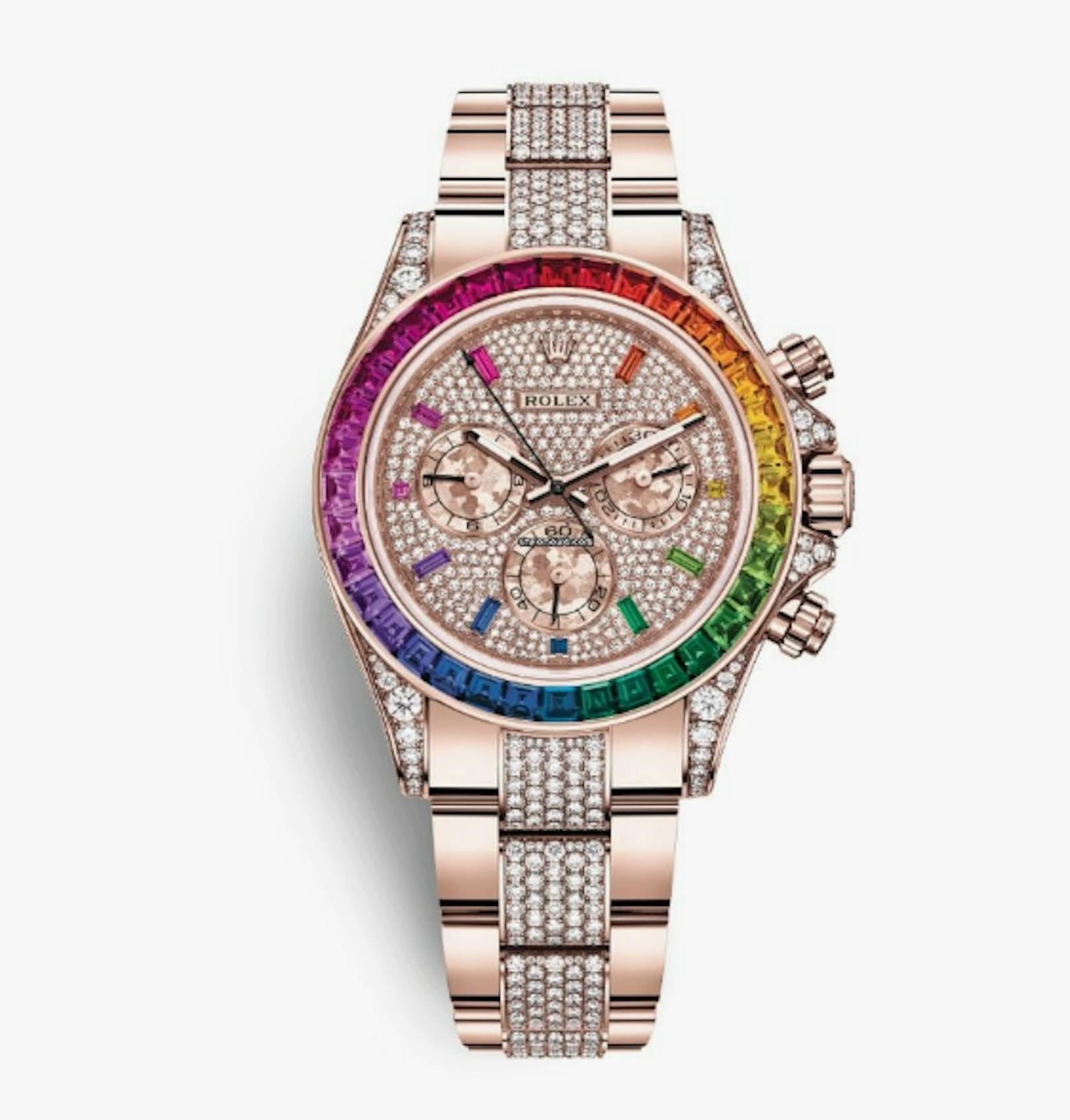 Die Rolex Daytona Rainbow um knapp 600.000 Euro