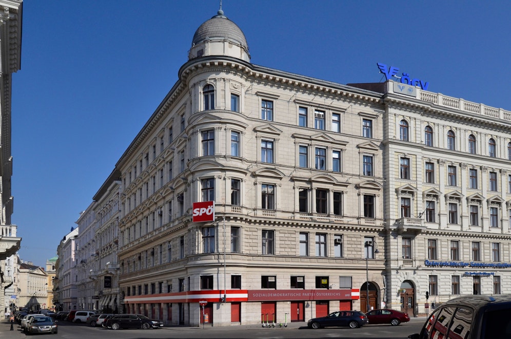 SPÖ-Parteizentrale in der Löwelstraße 18