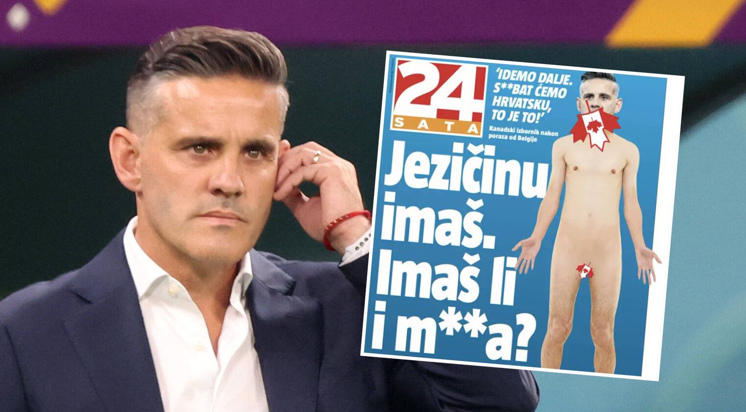 Aufregung um eine Karikatur von Kanada-Teamchef John Herdman