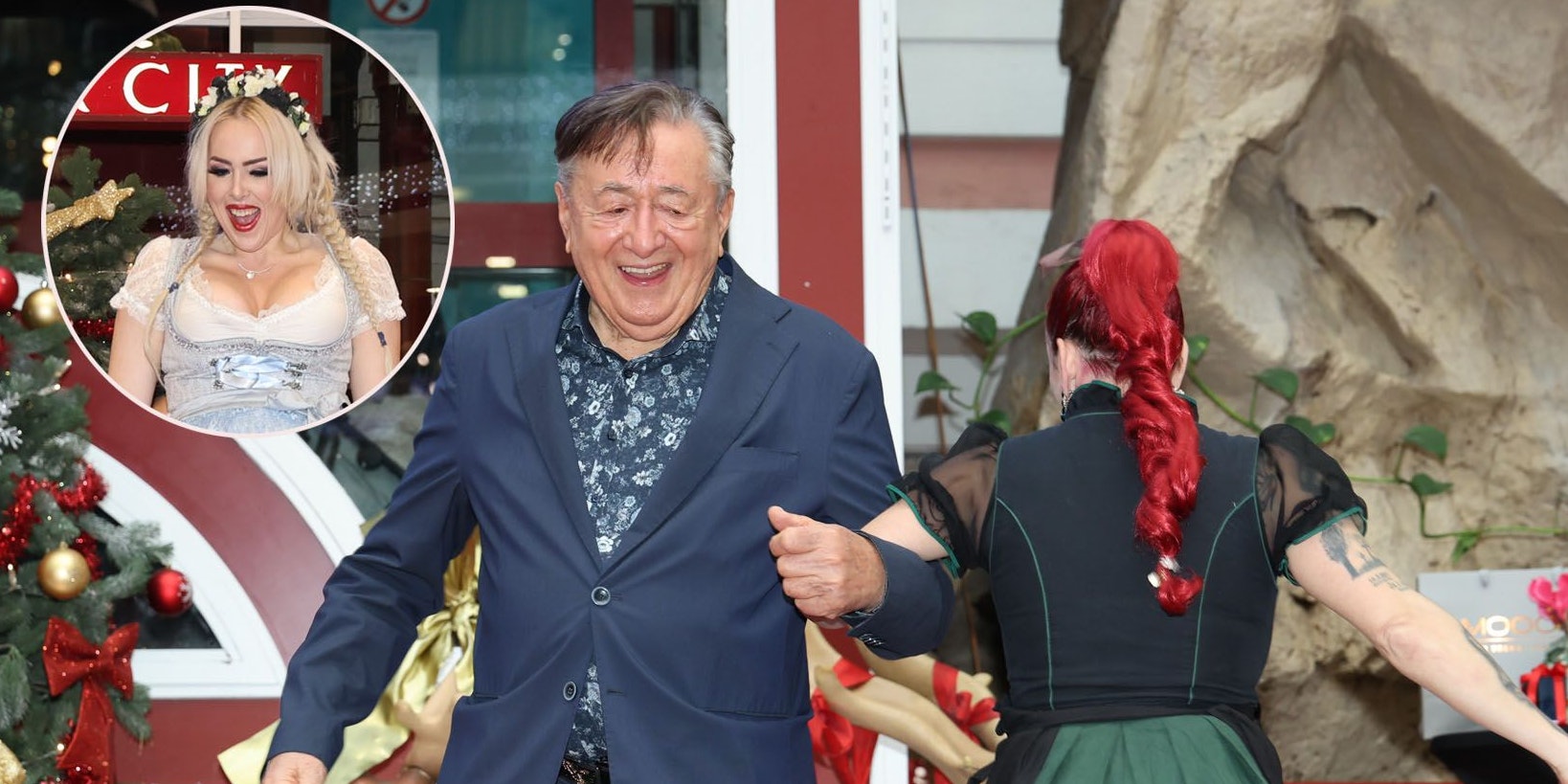 Richard Lugner lässt es in der Lugner City krachen.