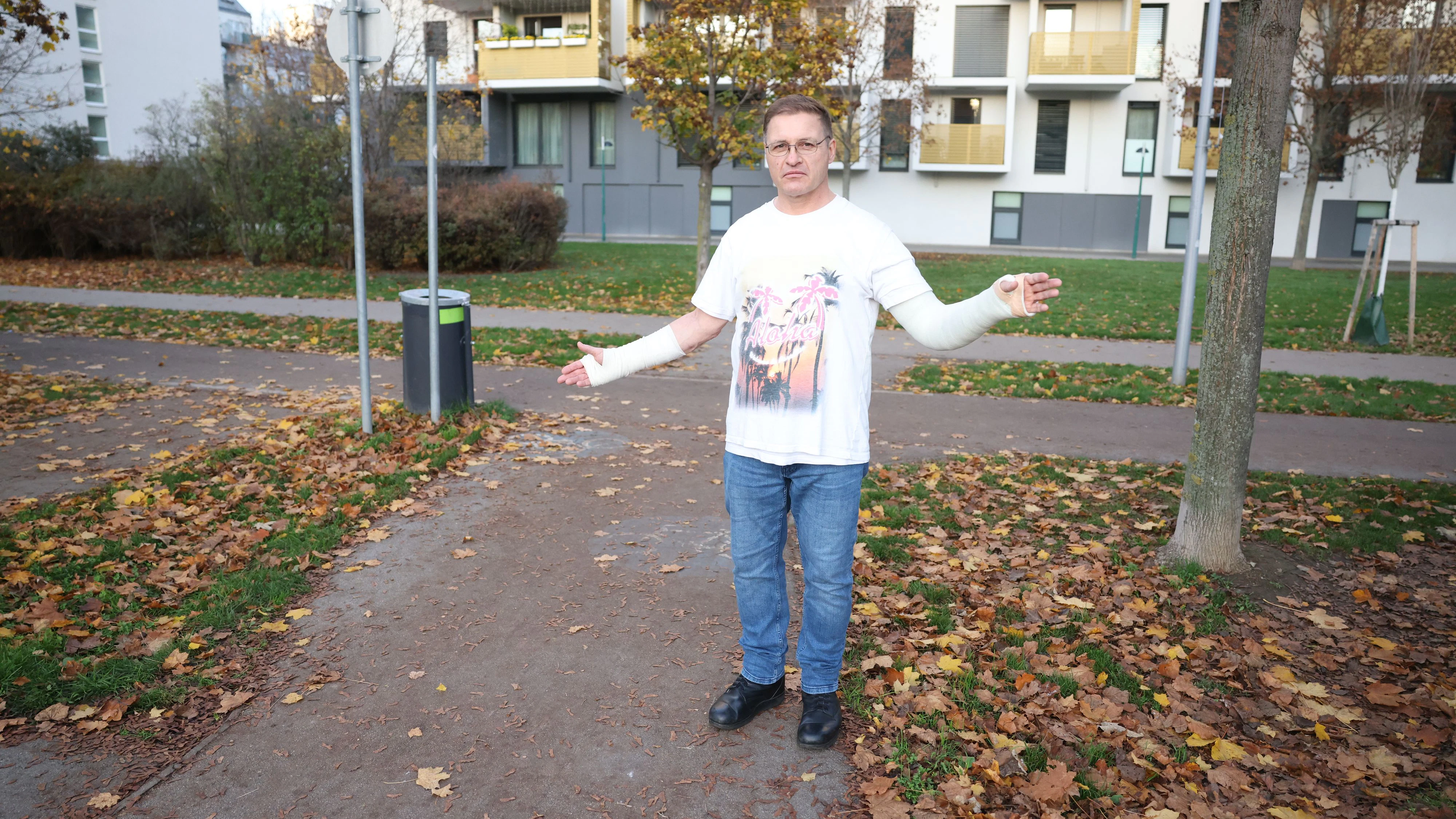 Der Wiener wurde operiert, war wochenlang außer Gefecht. 